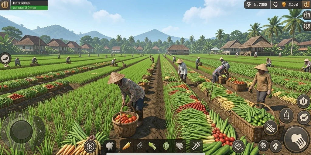 Grafis luar angkasa yang memukau dan detail planet.