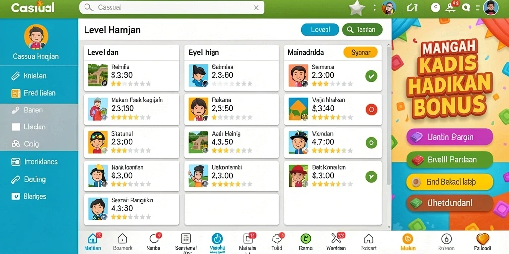 Event harian yang seru dan menantang.